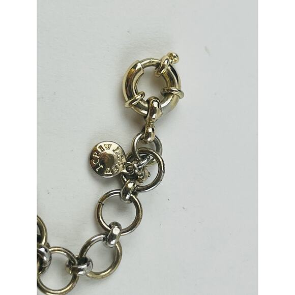 J.Crew Statement Necklace Chunky Lime Green Grey Rhinestones Transparent Squares - Picture 7 of 12